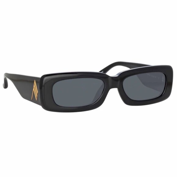 THE ATTICO MINI MARFA SUNGLASSES IN BLACK - Picture 2 of 4